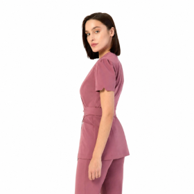 Fartuch kosmetyczny wild rose AMELIA wiązany różne rozmiary 1szt.