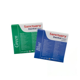 Koferdam Dental Dams 6x6 SANCTUARY średni 36szt. - różne warianty