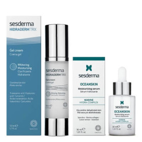 Oceanskin Moisturizing Serum + Hidraderm TRX Gel Cream