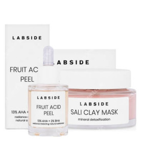 Fruit Acid Peel + Sali Clay Mask