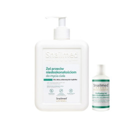 Snailmed body wash gel against imperfections 300ml + facial wash gel 20ml free