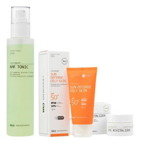 NMF Tonic + Eye Revitalizer + Sun Defense SPF 50+ Oily Skin