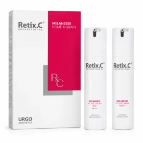 Retix.C MELANESSE Home Therapy zestaw na melasmę i przebarwienia krem na dzień SPF 50+ + krem na noc 2 × 50 ml