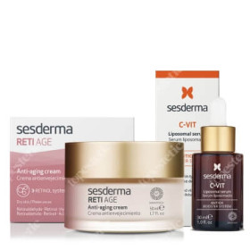 Reti Age Cream Anti Aging + C-VIT Liposomal Serum