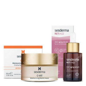 C-VIT Moisturizing Facial Cream + Reti Age serum