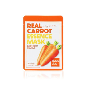 Farmstay Real Carrot Essence Mask - Mask with Carrot Extract 1piece.