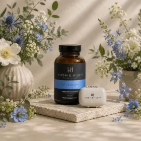Hush & Hush Capsule of Care – a supplemental product that strengthens skin protection systems 60 capsules + capsule organizer