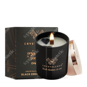 Black Obsidian Soy Candle & Oud