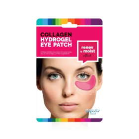 BeautyFace - A set of 5 pairs regenerating and moisturizing collagen flakes under the eyes with red wine