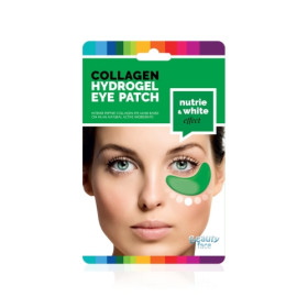 BeautyFace - A set of 5 pairs lightening and nutritional collagen flakes under the eyes with cucumber and algae extract