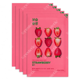 Pure Essence Mask Sheet - Strawberry 5 Pack