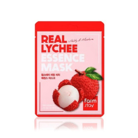 Farmstay Real Lychee Essence Mask - Mask with Extract from Lychi 1pcs.