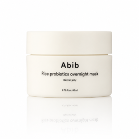 Abib Rice Probiotics Overnight Mask Barrier Jelly - Overnight mask with rice probiotics 80 ml