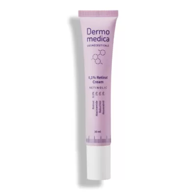 Dermomedica 0.1% RETINAL CREAM Cream with Retinal, Bacchiol, niacinamide and resveratrol 30ml