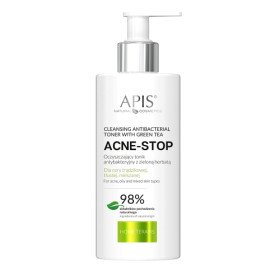 Apis Acne-Stop Cleansing Antibacterial Tonic with Green Tea 300ml
