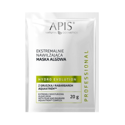 Apis Professional Hydro Evolution Extremely moisturizing algae mask with pear and rhubarb AQUAXTREM 20g