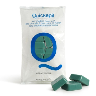 Quickepil Hard without strap for depilation VEGETAL 1kg - Green