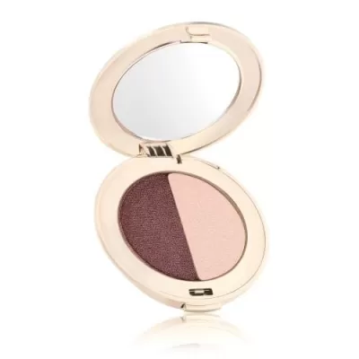 Jane Iredale PUREPRESSED EYE SHADOWS double eye shadow - color berry & cream