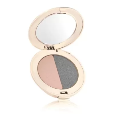 Jane Iredale PUREPRESSED EYE SHADOWS double eye shadow - hush/smoky gray color