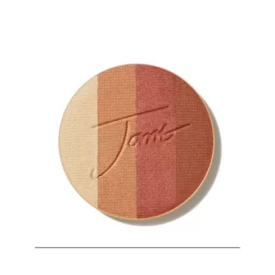 Jane Iredale PUREBRONZE SHIMMER BRONZER REFILL COPPER DUSK – copper gloss powder light-brown insert