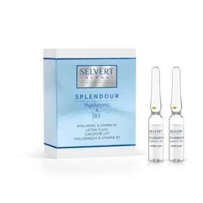 Selvert Thermal SPLENDOUR HYALURonic & VITAMIN B3 LIFTING FLASH 2x1.5ml lifting ampoules