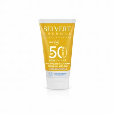 Selvert Thermal SUN CARE AGE-PREVENT GEL-CREAM WITH COLOUR SPF 50 gel - face cream with color with spf 50 - 50ml