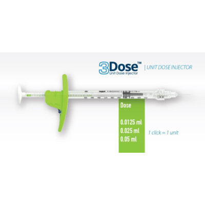 Luer Lock LDS 3Dose Unit 1ml