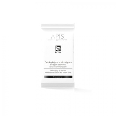 Apis Professional Detoxicating algae mask with bamboo carbon and ionized silver Detox 20g