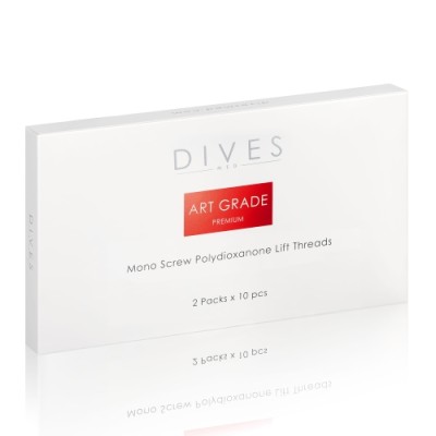 DIVES med.- Art Grade PREMIUM - Mono Screw 2x10pcs. different sizes
