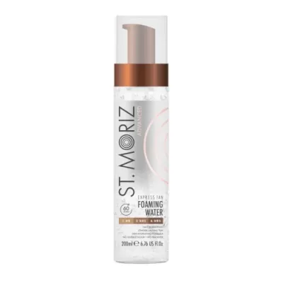 St. Moriz ADVANCED EXPRESS TAN FOAMING WATER colourless, instant tanning in foam 200 ml
