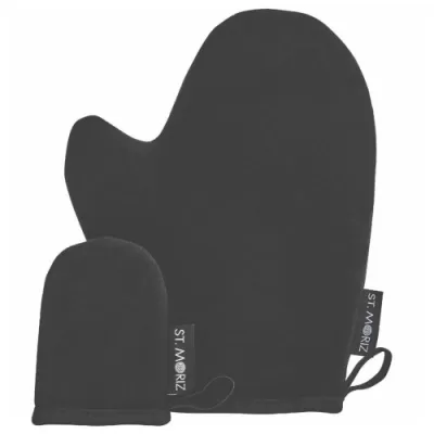 St. Moriz DOUBLE SIDED TANNING MITT BODY&FACE TWIN PACK set of gloves for self-tanning application for face and body 2 pieces