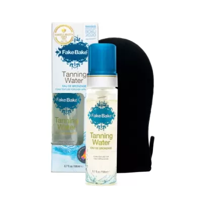 Fake Bake TANNING WATER self-tanning in water foam set with glove 198ml