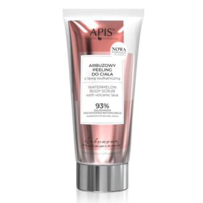Apis Watermelon body peeling with volcanic lava 200ml