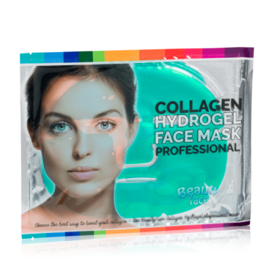 BeautyFace Food and lightening collagen mask with cucumber extract 1piece.