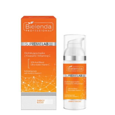 Bielenda Professional Supremelab Energy Boost Exposing Mask with Acids and Vitamin C 50g