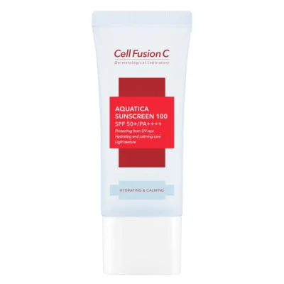 Cell Fusion C AQUATICA SUNSCREEN 100 SPF 50+/PA++ Sunscreen for dry and sensitive skin 50ml