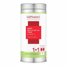 Cell Fusion C ADVANCED CLEAR SUNSCREEN 100 SPF50/PA++ SET sunscreen for fatty and problematic skin 70ml