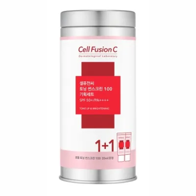 Cell Fusion C TONING SUNSCREEN 100 SPF 50+/PA++SET toning cream with high sun protection 70ml