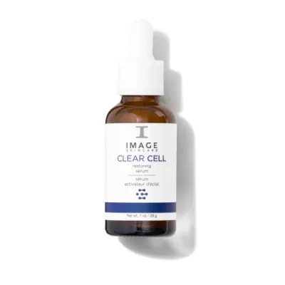 Image Skincare Clear Cell RESTORING SERUM non-fat, ultra light serum, pulls off pores, absorbs excess serum, and balances the hydrolipid barrier of the skin 28g