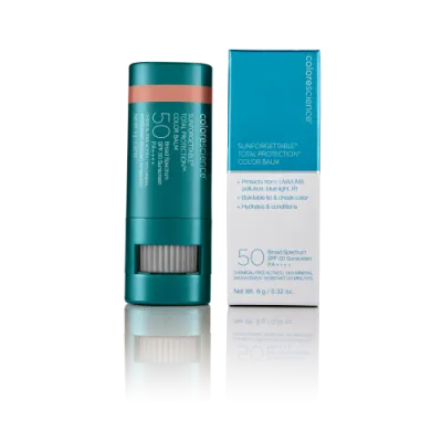 Colorescience SUNFORGETTABLE TOTAL PROTECTION COLOR BALM BLISTER SPF50 lip and cheek lotion SPF50 hue bush 9g
