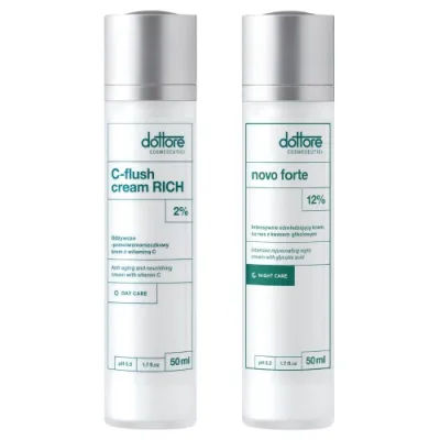Dottore C-Flush Cream Rich C-Flush Cream Rich 50 ml + Novo Forte 12% 50 ml