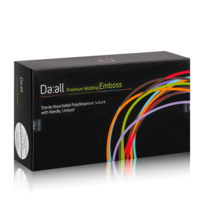 Da:all (NewU) - threads PDO Emboss White 8pcs. different sizes