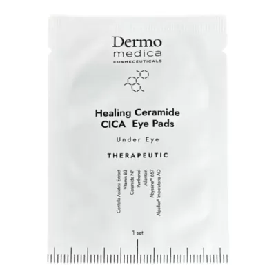 Dermomedica HEALING CERAMIDE CICA EYE PADS nanocellulose eye flakes with healing and antiaging effect 1pcs