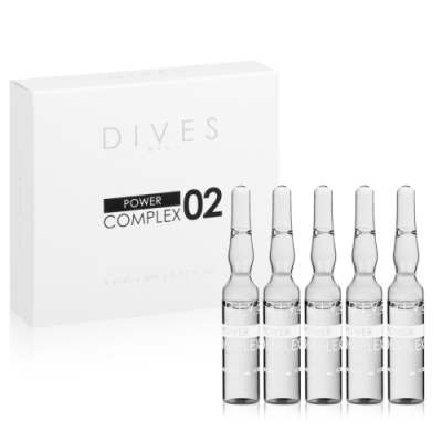 Dives Med - Power Complex 02 - Rejuvenating ampoules with peptide complex and hyaluronic acid (5x2ml)
