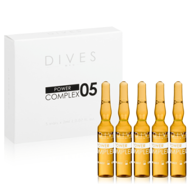 Dives Med - Power Complex 05 - Ampoules of Deep Regeneration and Lighting With Niacinamid I Glutation (5x2ml)