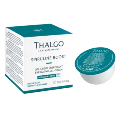 Thalgo SPIRULINA BOOST ENERGY GEL-CREAM ECO-REFILL Energy Gel-Crem with Spirulina 50ml cartridge