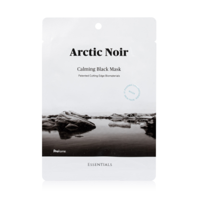 Essentials Prohome Arctic Noir Black soothing mask 1piece- EXP 13/11/2024
