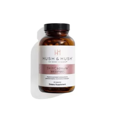 Hush & Hush SkinCapsule BRIGHTEN+ supports the fight against existing discolorations and reduces the formation of new 60 capsules