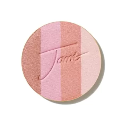 Jane Iredale PUREBRONZE SHIMMER BRONZER REFZER ROSE DOWN - pink gloss powder light-brown cartridge