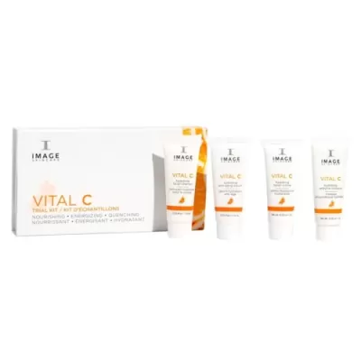 IMAGE SKINCARE VITAL C TRAVEL TRIAL KIT set of mini products from Vital C 4x7ml line